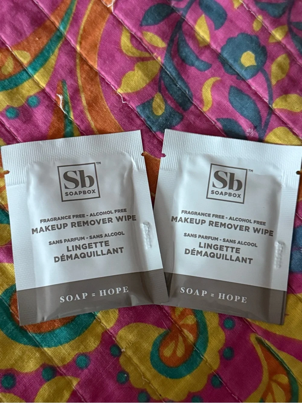 IPSY bag with travel size makeup items